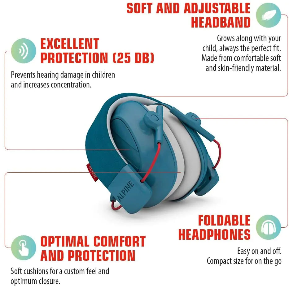 Alpine Muffy Kids Earmuffs | Ear Defenders