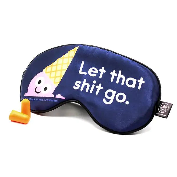 Funny Text Sleep Mask Saying RELAX