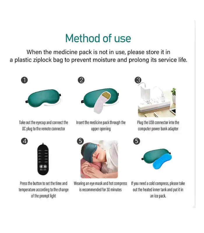 USB Electric Heated Eye Mask