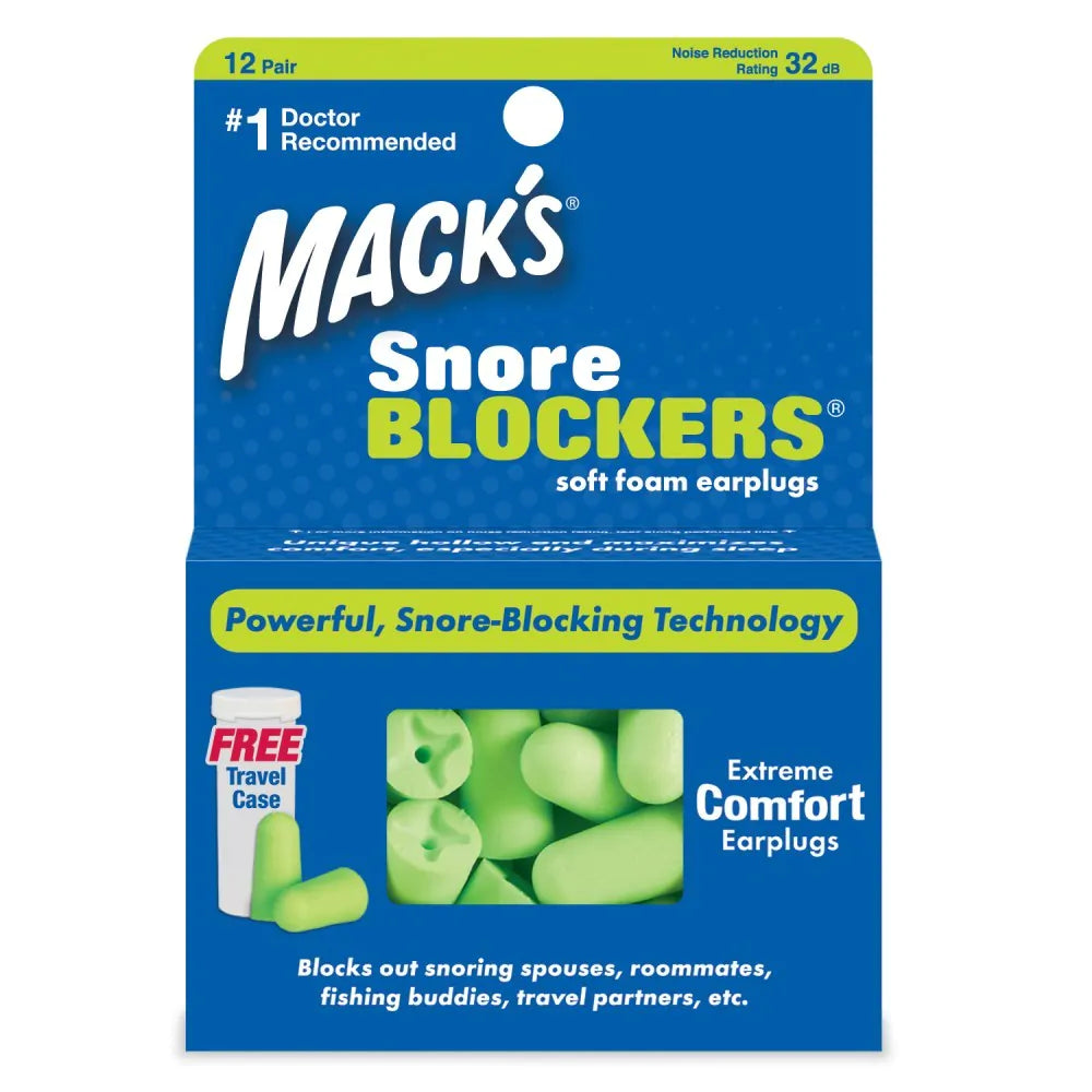 Macks Soft Foam Earplugs | Snore Blockers